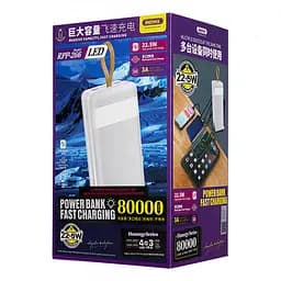 Додаткова батарея Remax RPP-266 80000 mAh Power Bank - мініатюра 4