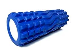 Масажний ролик EasyFit Wavyspines 33 см Синій (EF-3701-Bl)
