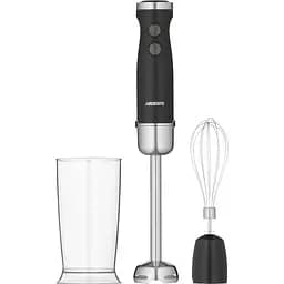ARDESTO Блендер понурювальний HBG-600BWH, 600Вт, чаша-600мл, винчик для збивання, чорно-сріблястий