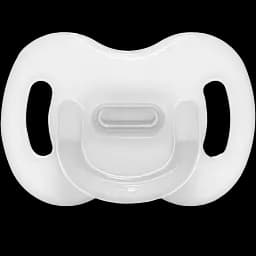 Пустушка Suavinex Colour Essence силіконова фізіологічна 6-18 місяців прозора