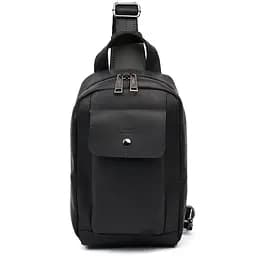 Рюкзак слинг кожаный с передним карманом для телефона TARWA 29х17х8 см sum0028232