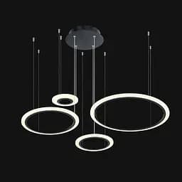Підвісна Люстра Brille модерн BR-925S/4 LED 120W*2 BK - мініатюра 3