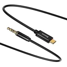 Кабель Baseus Yiven Type-C male To 3.5 male Audio Cable M01 Black (CAM01-01) - мініатюра 2