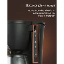 Кавоварка крапельна фільтраційна Grunhelm Кавомашина з автоматичною підтримкою температури, Кавоварка для дому 600 Вт - мініатюра 3