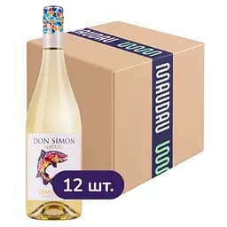Упаковка вина Don Simon Chardonnay белое сухое 12% 9 л (0.75 л х 12 шт.)