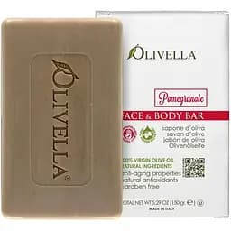 Мыло для лица и тела Olivella Гранат на основе оливкового масла 150 г