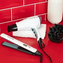 Набір для укладання волосся Remington Shine Therapy S8500GP біло-блакитний - мініатюра 8