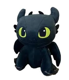 М'яка іграшка M 17757 "Дракончик" висота - 55 см (6900077177572) Чорний