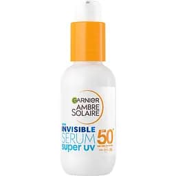 Сонцезахисна сироватка-флюїд Garnier Ambre Solaire Invisible Serum Super UV SPF 50+ з високим ступенем захисту 30 мл