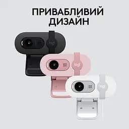 Веб-камера Logitech BRIO 100 Rose (960-001623) [96684] - мініатюра 14