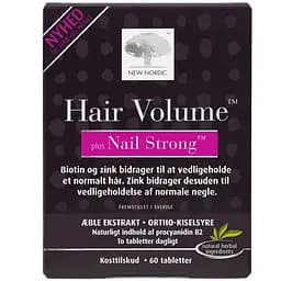 Комплекс для волосся і нігтів New Nordic Hair Volume plus Nail Strong 60 таблеток