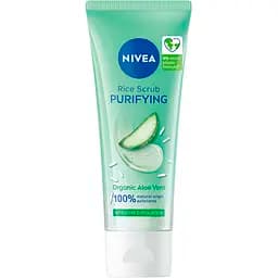 Рисовий скраб для обличчя Nivea Очищення та звуження пор 75 мл