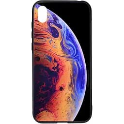 Чохол-накладка Toto Print Glass Space Case Xiaomi Redmi 7A Violet