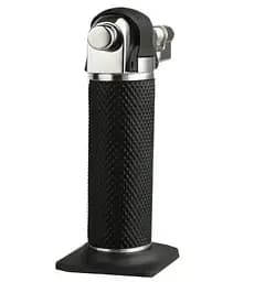 Газовий пальник із п'єзопідпалом 9960 Refillable Butane Child Resistant Чорний, портативний мініпальник - мініатюра 4
