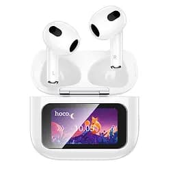 Бездротові TWS навушники Hoco EW81 Elegant with Touch Screen ANC White - мініатюра 3
