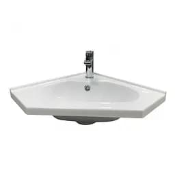 Умивальник накладний Adamant Dorado New White штучний камінь 415x415x145 мм 41,5 см - мініатюра 3
