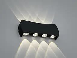 Світильник фасадний LED чорний 4 Вт 4 промені