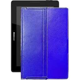 Чехол StatusCASE из экокожи для планшета Lenovo A7600 10.1 Синий