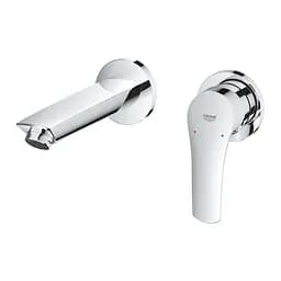 Змішувач для умивальника на два отвори S-Size Grohe Eurosmart New 29337003 Хром - мініатюра 3