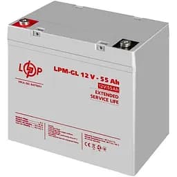 Аккумулятор гелевий Logicpower LPM-GL 12 V - 55 Ah