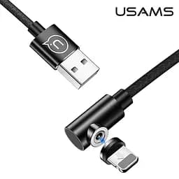 Кабель Usams Магнітний Lightning Right-angle Magnetic Charging Cable U54 US-SJ444 1 м 2A - мініатюра 2