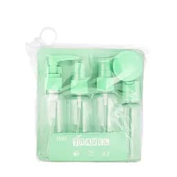 Дорожный набор туалетных принадлежностей из 5 флаконов для косметики WH Travel Bottles Set, Салатовый