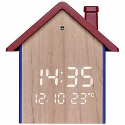 Будильник цифровой TFA в виде разноцветного домика 89x77x96 мм (60204606)