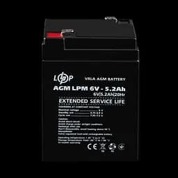 Акумулятор AGM LPM 6V - 5.2 Ah - мініатюра 2