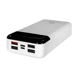Повербанк 20000mAh Power Bank Kraft KPB-2120FCL White 22.5W QC3.0 LED-ліхтар (43-00053) - мініатюра 2