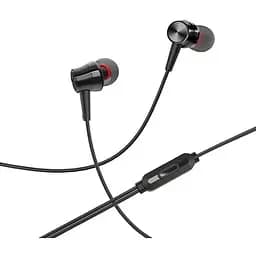 Проводные вакуумные наушники Borofone BM52 Revering, 3.5mm, 1.2m, Чёрный