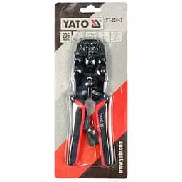 Кліщі для обтискання і зачистки кaбелів YATO RJ45 RJ10 RJ11 L=205 мм (YT-22443) - мініатюра 4