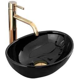 Умивальник Rea Sofia mini накладний black REA-U8013, Чорний