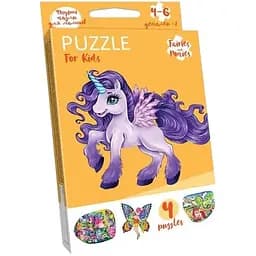 Розвиваючі пазли Danko Toys Puzzle For Kids Єдиноріг фіолетовий (PFK-05-12)