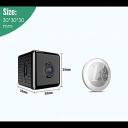 Міні-камера Wi-Fi X6D, бездротова, з нічним баченням, магнітним кріпленням та записом на карту пам’яті - мініатюра 3