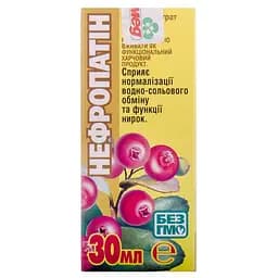 Фітоконцентрат Нефропатин для покращення роботи нирок 30 мл