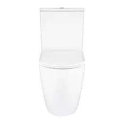 Унітаз підлоговий Qtap Grand Ultra Quiet безобідковий з сидінням Soft-close White QT26228301W, Білий - мініатюра 3