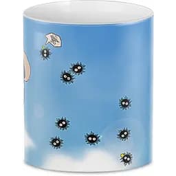 Кухоль GeekLand Мій сусід Тоторо My Neighbor Totoro крокуємо хмарами NT.02.037 330 мл білий