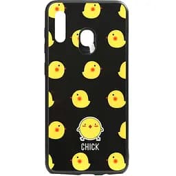 Чохол-накладка Toto Cartoon Print Glass Case HuAwei Y7 2019 Chick
