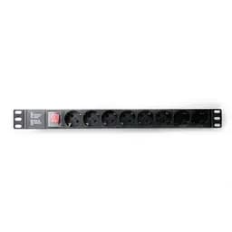 Силовий блок Eserver 19 8 розеток, викл., алюм. корпус PDU 220В, 16А (WT-2261A-GER-8WAY-WO) - мініатюра 2