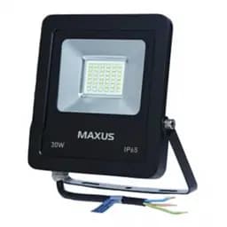Світлодіодний прожектор Maxus Flood SMD 2850лм IP65 5000K 30W (Чорний)
