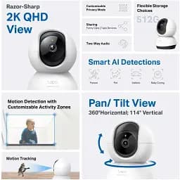 IP-камера для відеоспостереження TP-Link Tapo C220 [117352] - мініатюра 2