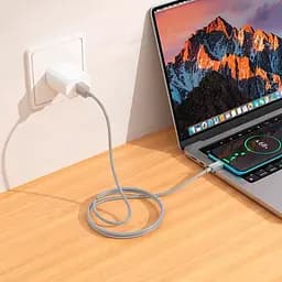 Кабель Hoco Type-C Favor charging data cable X107 1 м 3A - мініатюра 3