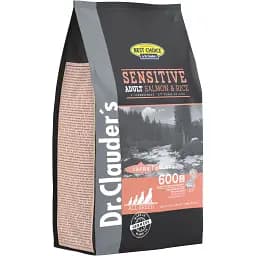 Сухой корм для взрослых собак с чувствительным пищеварением Dr.Clauder’s Sensitive Adult Salmon & Rice лосось и рис 350 г