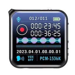 Міні диктофон з великим екраном, радіо та MP3 плеєром Nectronix M30, 64 Гб пам'яті (101084-64)