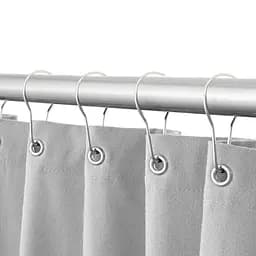 Шторка для душу та ванної Cosas з кільцями 180х200 stormy, синій (ShowerCurtains_17Stormy_DUK_180x200_Hook) - мініатюра 9