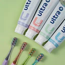 Зубна щітка Fesco Ultra Multibrush блакитна - мініатюра 8