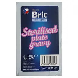 Вологий корм для стерилізованих котів Brit Premium Delicate Fillets in Gravy Family Plate Sterilised Сімейна тарілка в соусі 1020 г (12 x 85 г) - мініатюра 2
