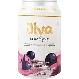 Напиток Jiva Комбуча Черненькая ягоденька слабогазированный 0.33 л