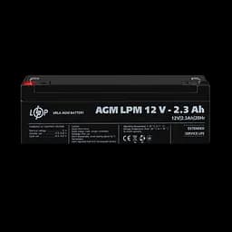Акумулятор AGM LPM 12V - 2.3 Ah - мініатюра 2