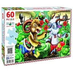 Детские пазлы Козел и баран 83811, 60 деталей